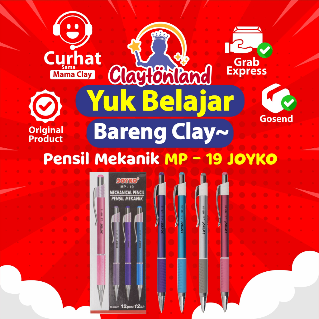 Mechanical Pencil / Pensil Mekanik Joyko MP-19 / 0.5mm ( 1Pcs )