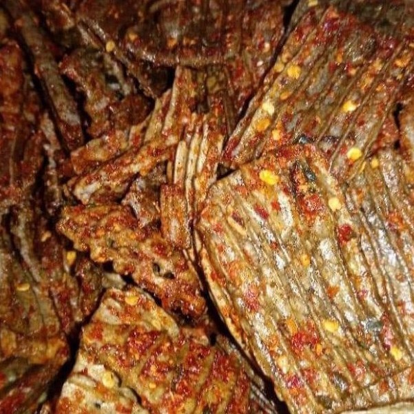 

100gr KERUPUK JENGKOL PEDAS LEVEL 1000 - Cemilan Tanpa Pengawet