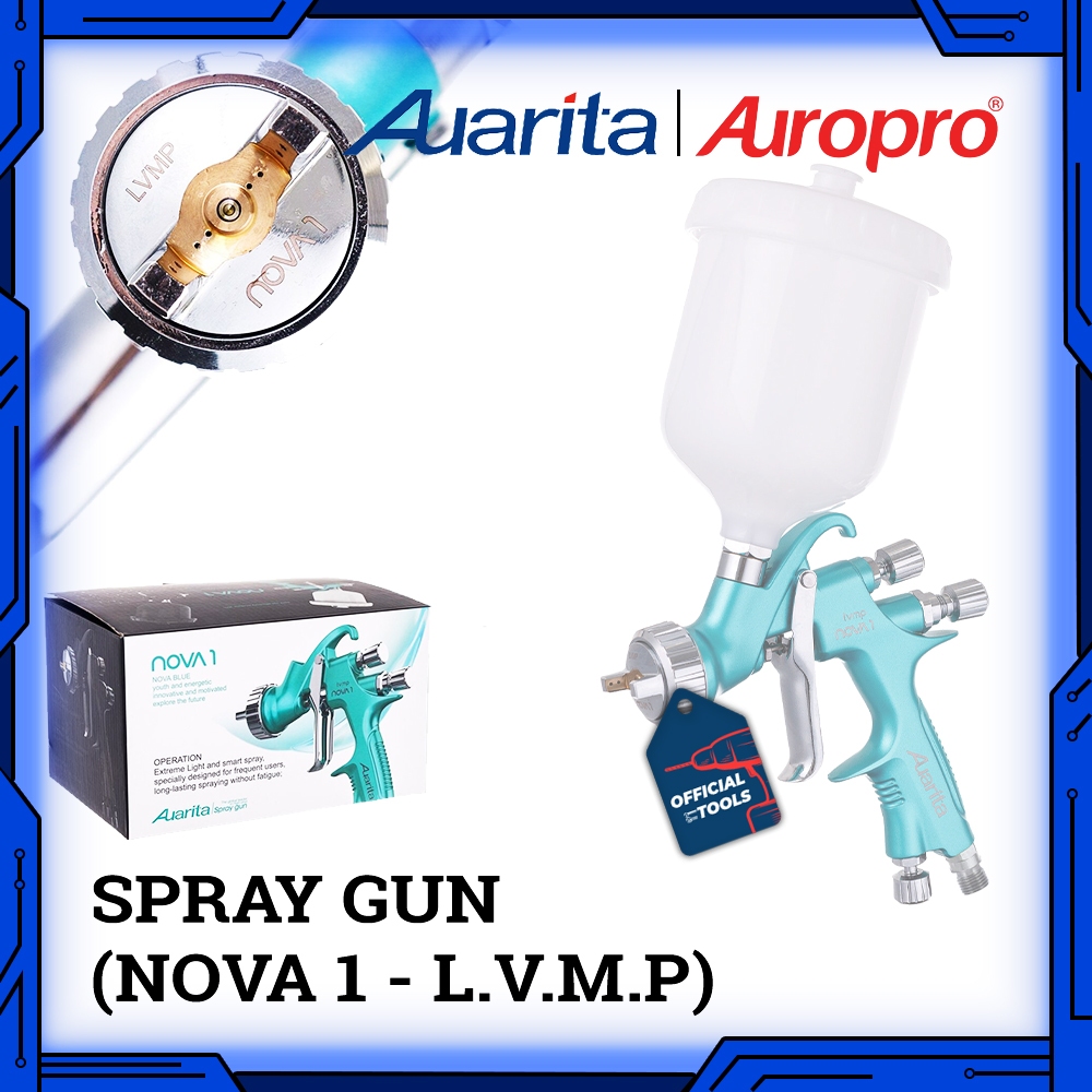 NOVA1 LVMP 1.3mm AUARITA ORIGINAL Spary Gun Angin Auarita Nova1
