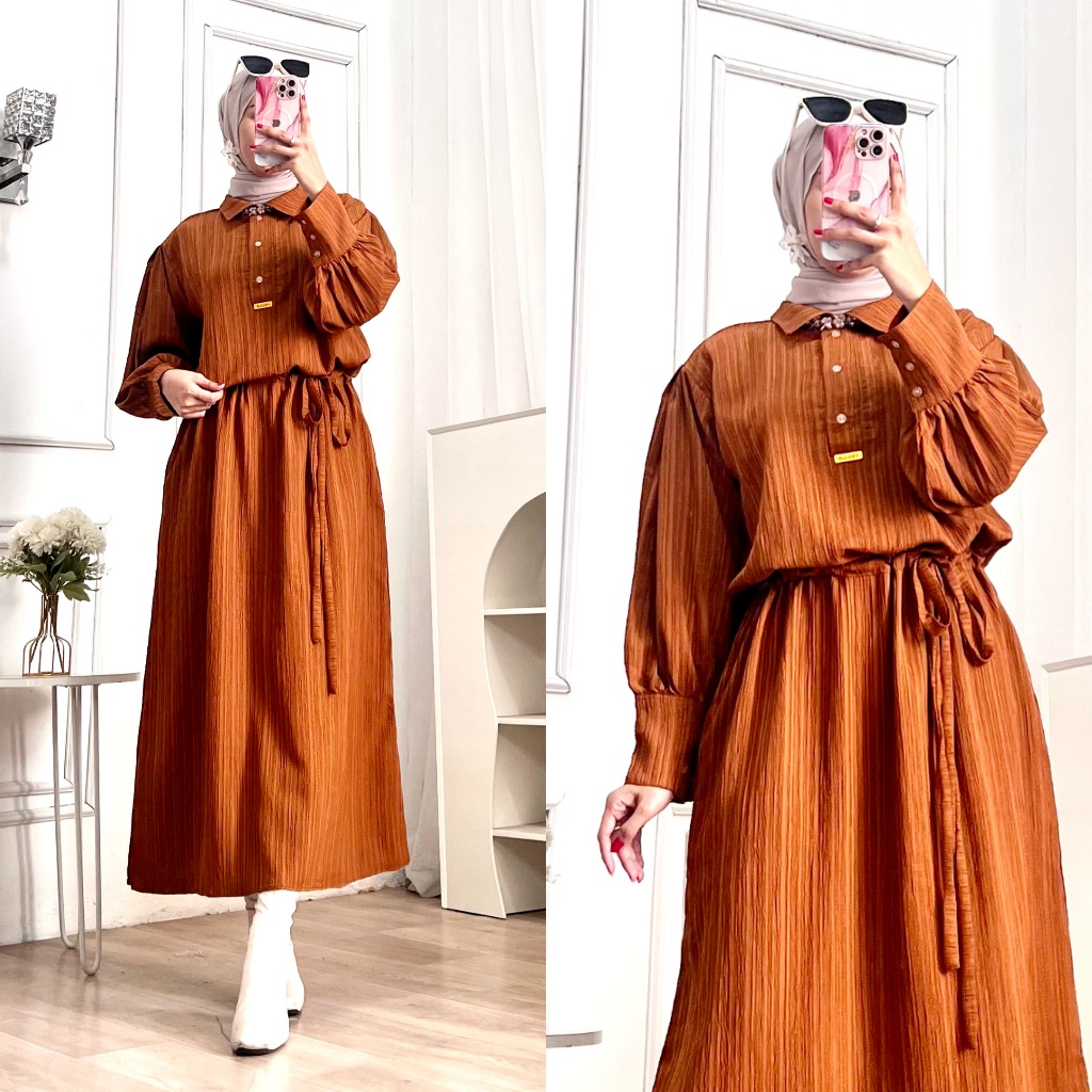 Tiara Gamis Lady Crush Pakaian Wanita Dress Muslim