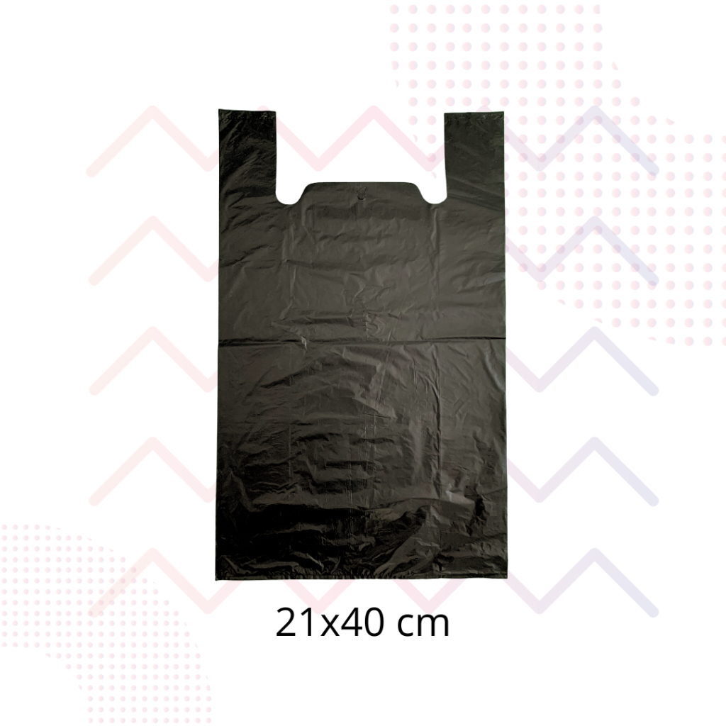 Kantong Kresek Hitam 21x40 cm Isi 30 Lembar Kantong Plastik Hitam