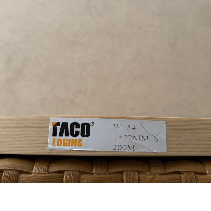 Per 5 Meter Edging Taco W 154 1 x 22 Mm Woodgrain HPL 154 2 Cm Woodgrain