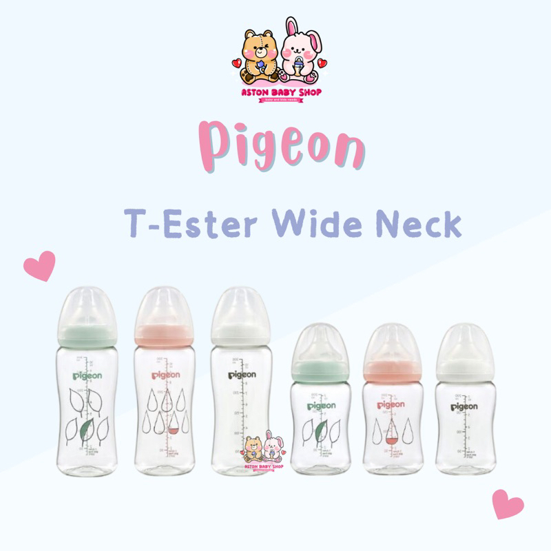 Pigeon Botol Susu T-Ester 200 ml & 300 ml Pigeon T-Ester Bottle