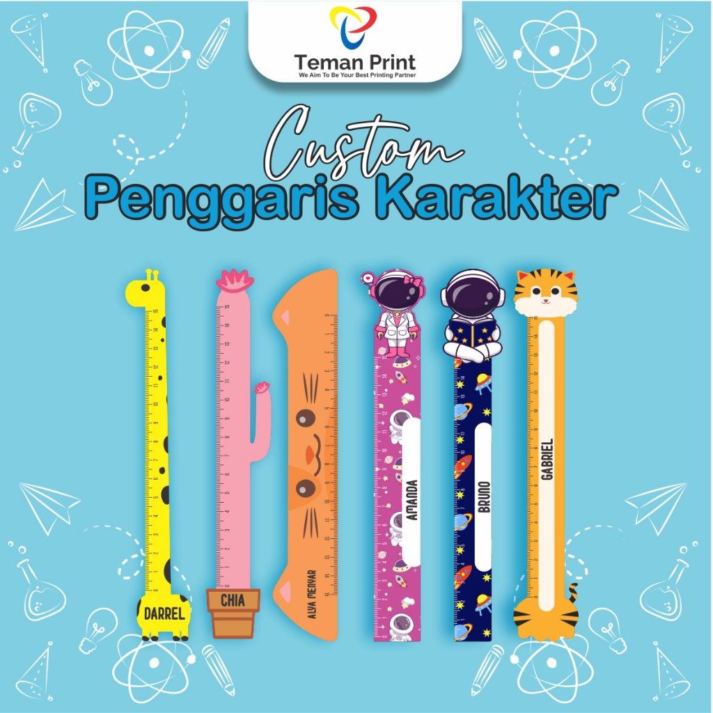 

Teman Print Penggaris 15 Cm Custom Nama Anak Full Print Perlengkapan Sekolah & Souvenir