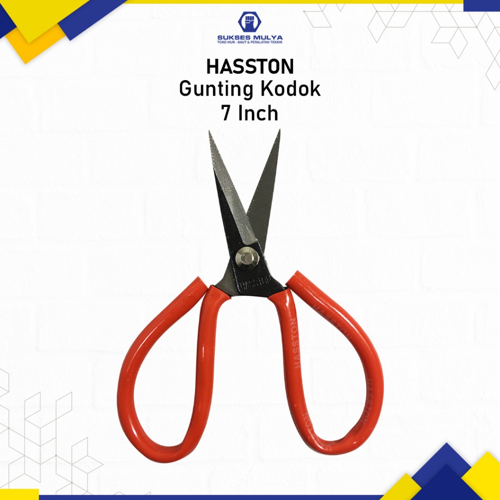 

Hasston Gunting Kodok 7" Serbaguna Gunting Kain Kertas Multifungsi