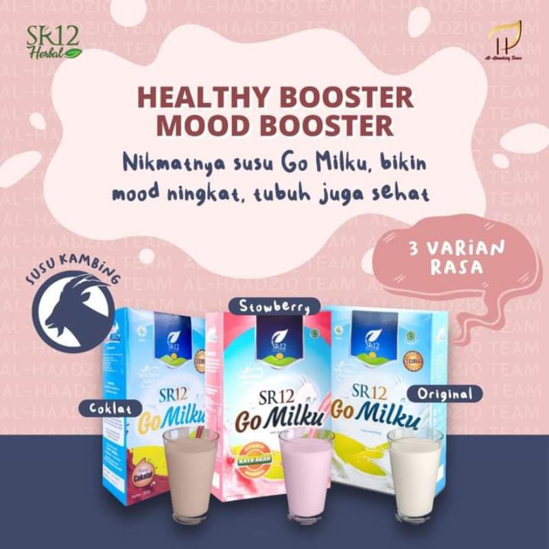 

GO MILKU SR12/SUSU KAMBING/TANPA GULA/TANPA PEMANIS BUATAN