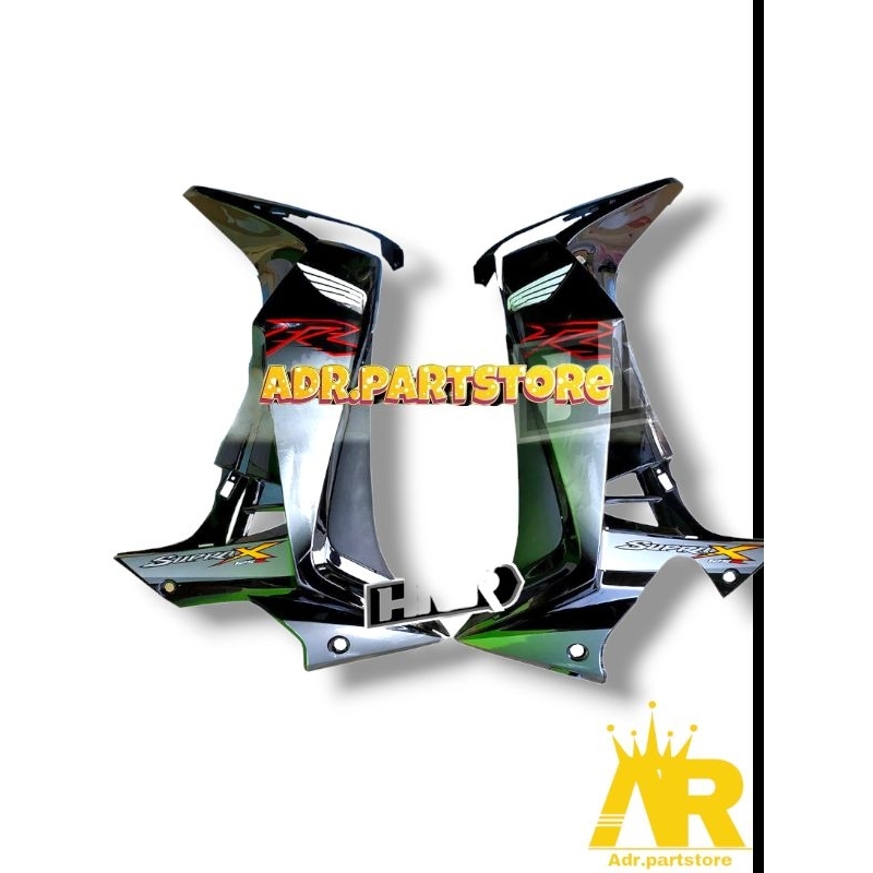 COVER SAYAP SUPRA X 125 TAHUN 2010 WARNA HITAM