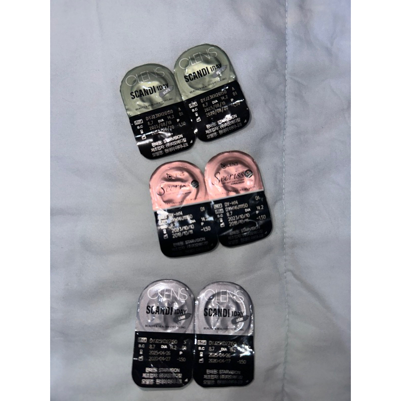 [100% ori & only -1.50] OLENS SCANDI GRAY SCANDI OLIVE SECRISS BROWN SOFTLENSE BLACKPINK KOREA ASLI