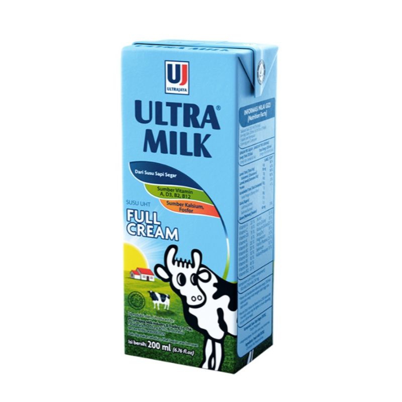 

ULTRA MILK Susu UHT Full Cream 200 ml