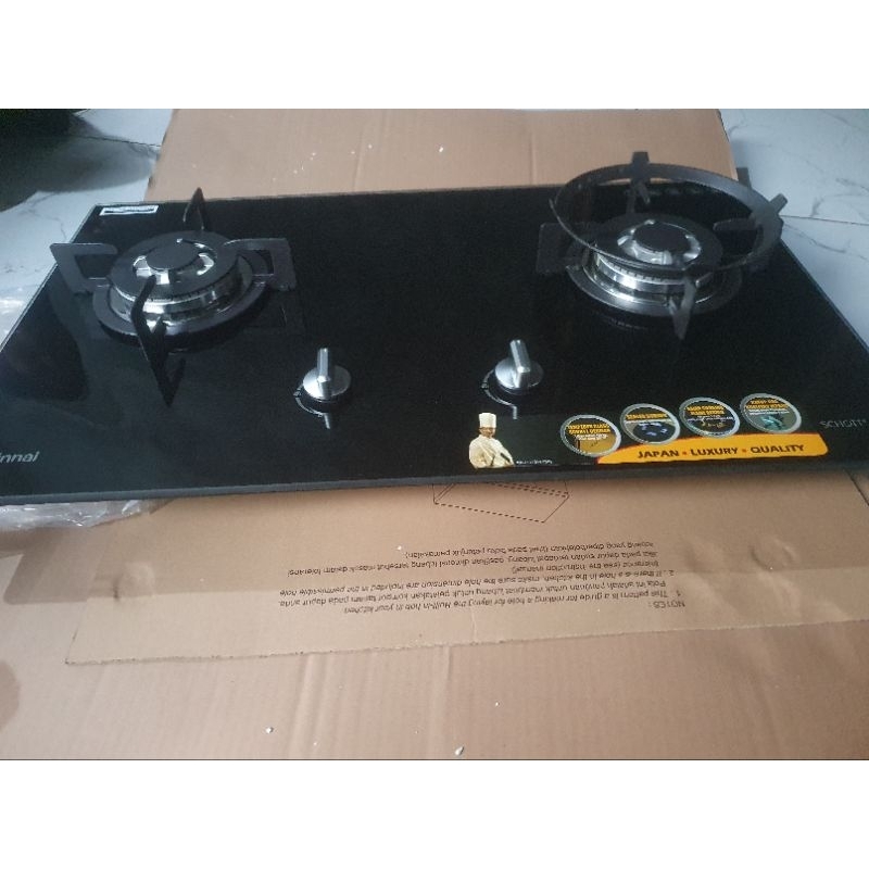 KOMPOR GAS TANAM KACA RINNAI RB-712N(GB) GRATIS ONGKIR SAMPAI CILACAP KOTA