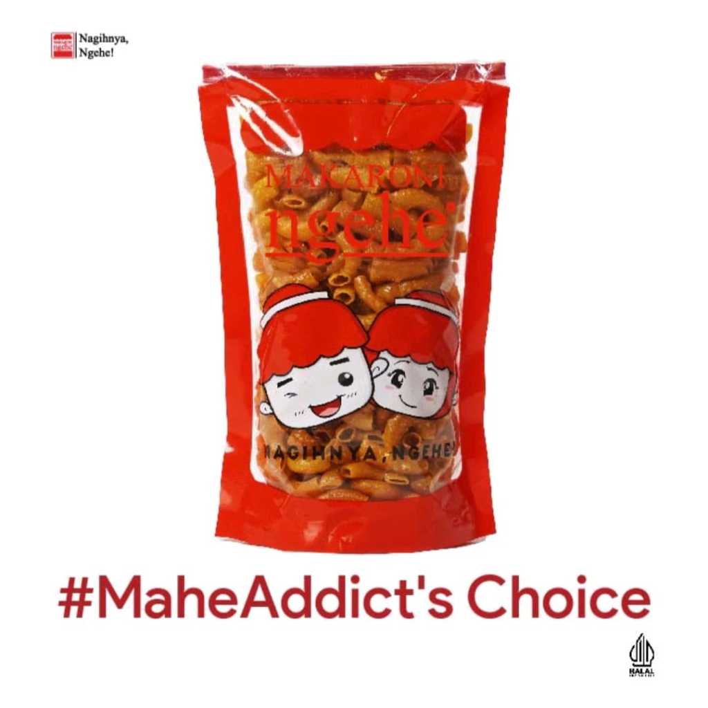 

makaroni Ngehe kering kemasan,beberapa varian rasa level 1-5