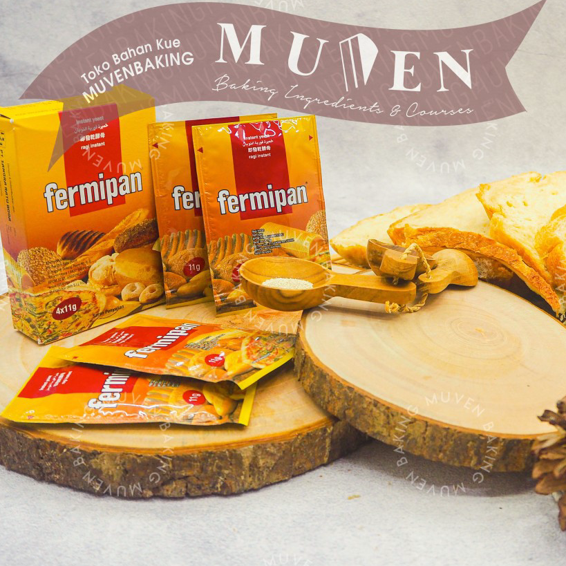 

Terupdate RAGI KERING FERMIPAN 4 x 11 Gr / INSTANT DRY YEAST ROTI DONUT DONAT ➩↓✮≛