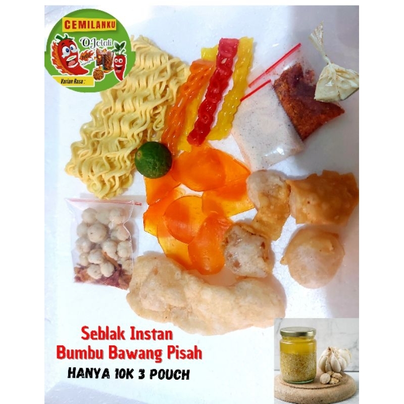 

Promo Seblak instan Nampol||Seblak enak ojolali 3 pouch 10k||seblak cuangki