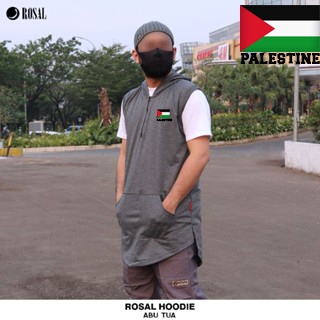 Rompi Rosal Hoodie Dewasa Gambar Palestina Size M, L, XL, XXL, XXXL, 3XL Jumbo Big size