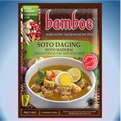 

Bumbu Bamboe Soto Madura 40Gr