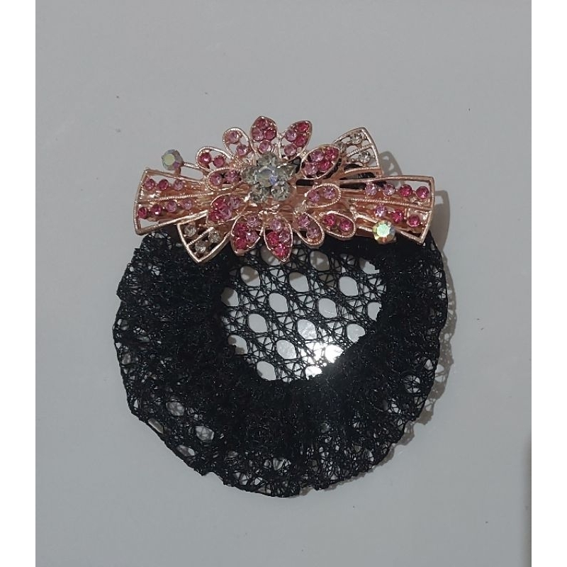 Ay00 jepit hairnet jepit hairnet mutiara jepitan hairnet acesories rambut