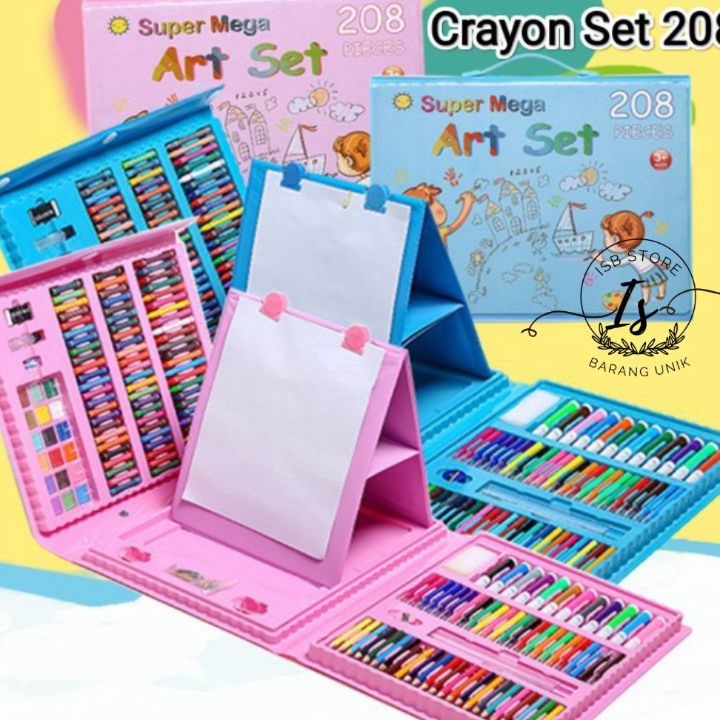 

Diskon Promo ART SET 208 / CRAYON MEWARNAI / PENSIL WARNA Crayon Set 208Pcs - Crayon Mewarnai - PENSIL