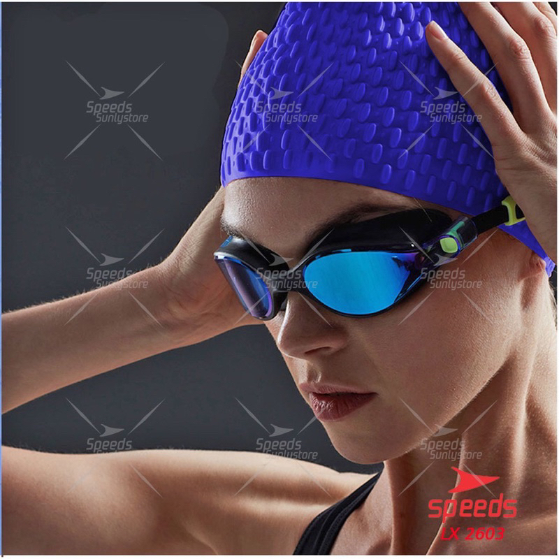 SPEEDS Topi Renang Dewasa Anak / Silicone Swim Cap / Penutup Kepala Renang All Size 2601