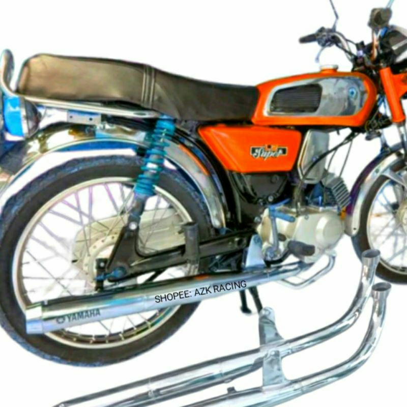 Knalpot Yamaha L2 Super - L2G L2 Series Standar Racing Chrome