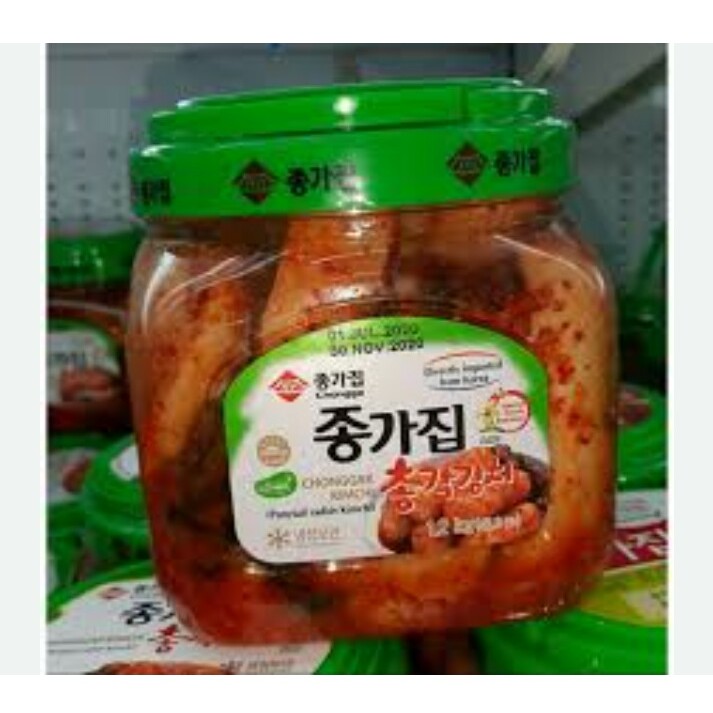 

Jongga Ponytail Radish Kimchi /Kimchi Lobak 1,2kg