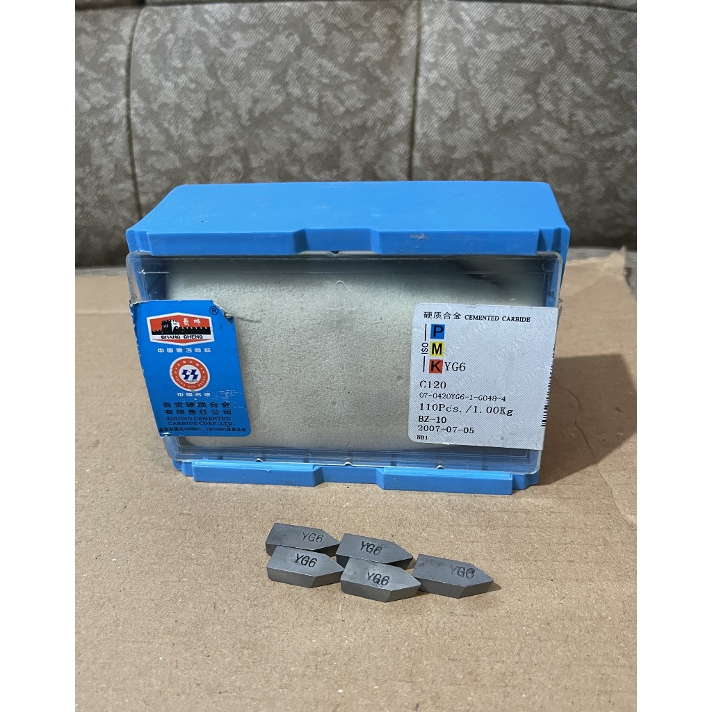 Betel Widia C120 C105 YG6 Mata Pahat Baja Widya Carbide Bubut Satuan