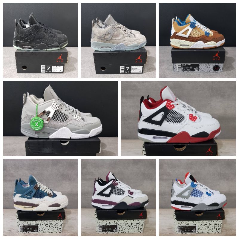 Sepatu Nike Air Jordan 4 Cowok Sneakers Nike Air Jordan 4 - PREMIUM HIGH QUALITY