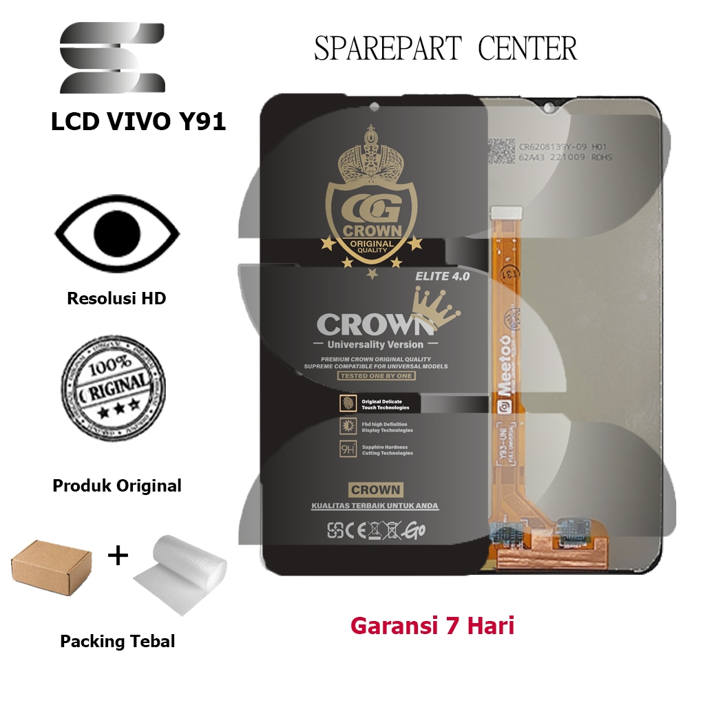 LCD VIVO Y91 /Y91C/ Y93/ Y95 /Y1S ORIGINAL FULLSET