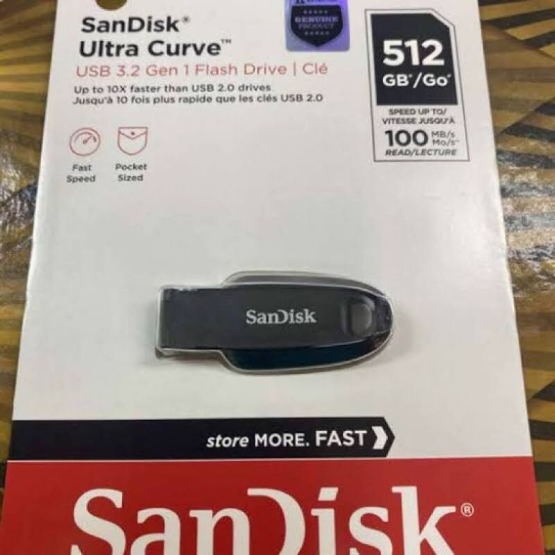 flashdisk sandisk ultra curve 512gb + game ps2 sesukamu