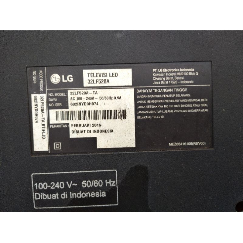 Tcon Tikon Tcon Cof TV LG 32LF520A 32LF520 AOri