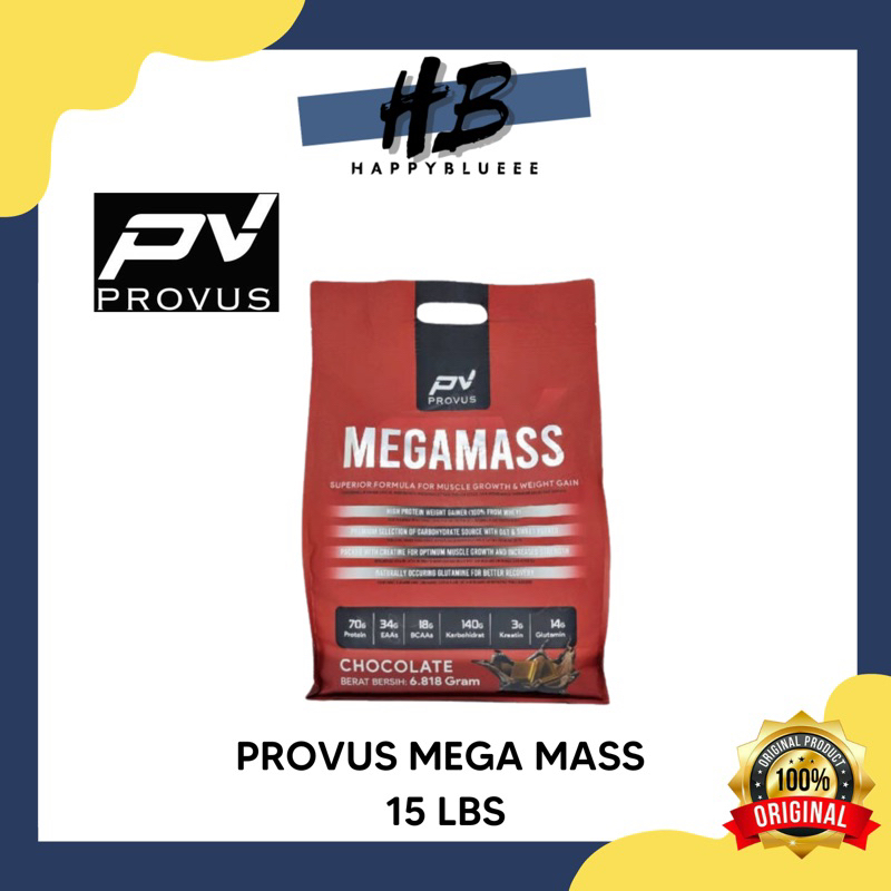 PROVUS MEGAMASS MEGA MASS GAINER 15LBS