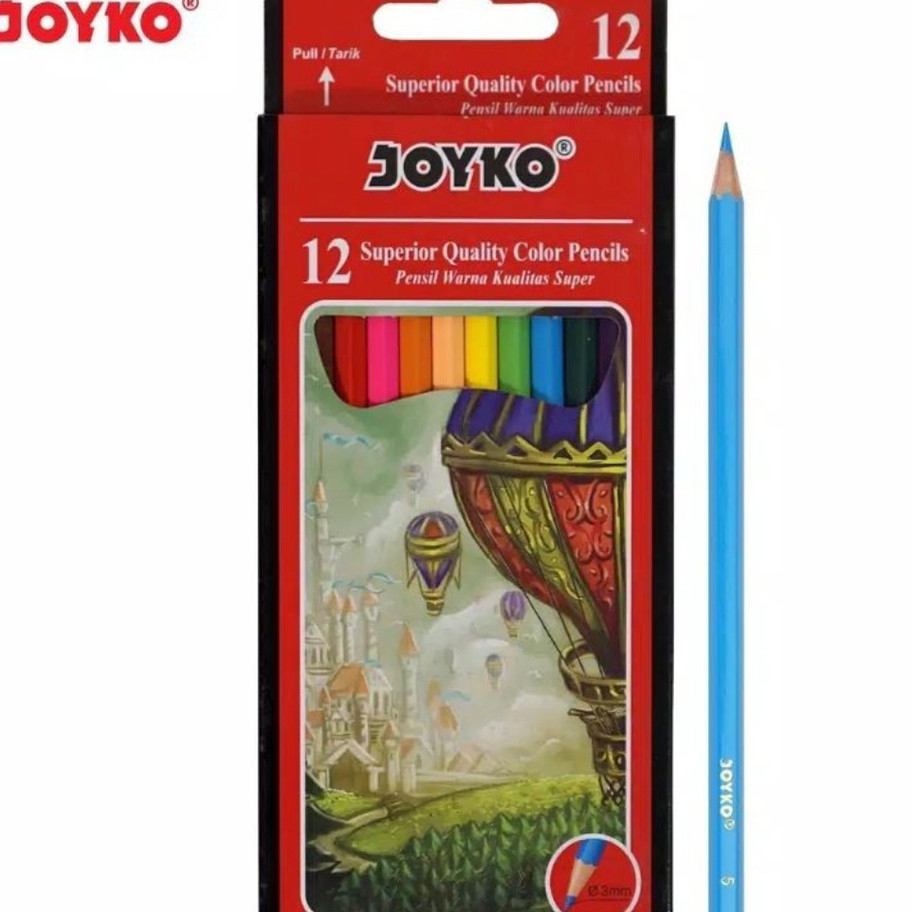 

Seller [PAM] Pensil Warna Joyko 12 Panjang ➴❄❈