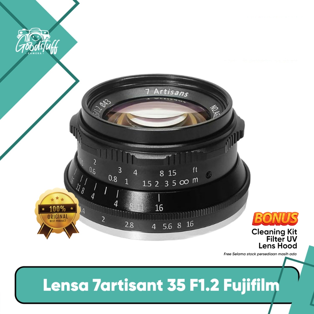 LENSA FUJIFILM MANUAL 35ML F1.2 MULUS TERMURAH