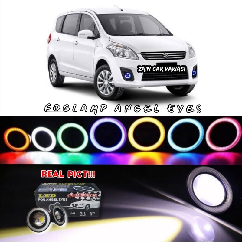 FOGLAMP ERTIGA LAMA VARIASI ANGEL EYES LAMPU MOBIL SUZUKI ERTIGA