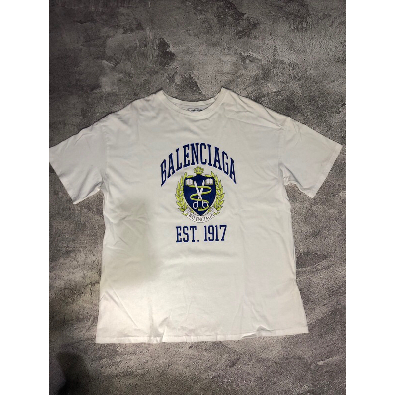 KAOS BALENCIAGA- DIORDER PUTIH FULLTAG ORIGINAL TSHIRT BALENCIAGA OVERSIZE VINTAGE