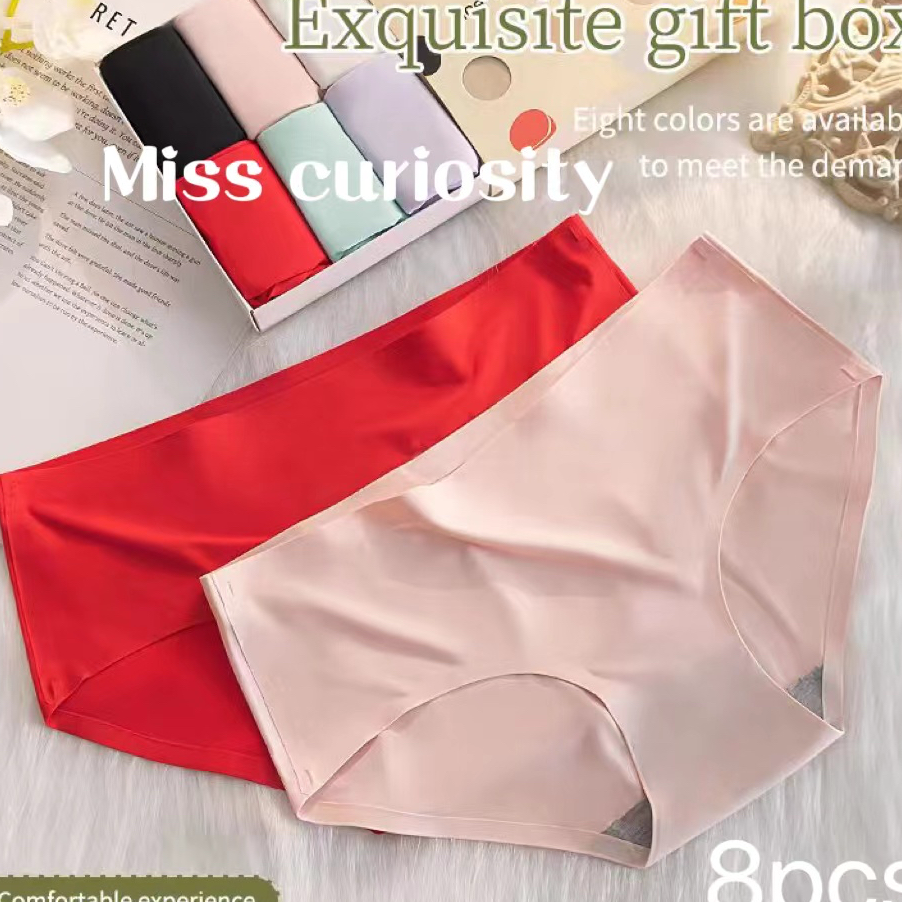 Best Seller Miss curiosity Celebrity 8In1 Celana Dalam Seamless Tanpa Jahitan Anti Nyeplak Fashion E