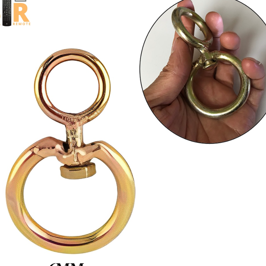 ➯⁂✯ Suivel Sambungan Tali Tambang 6MM Kili Kili Domba Kerbau Sapi Double Oval Bahan Logam Multifungs