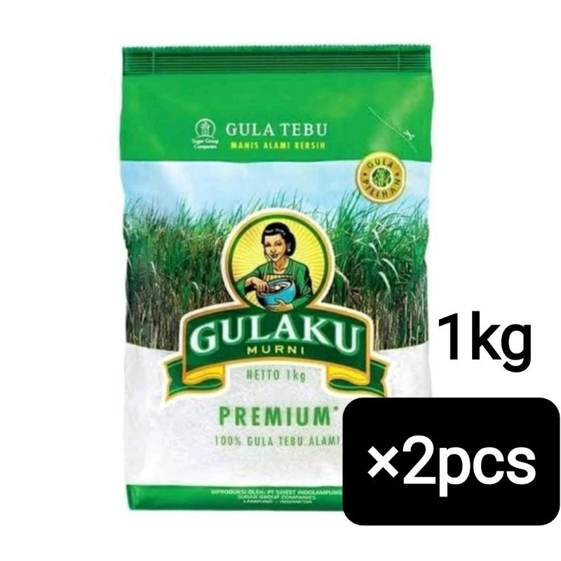 

GULA PASIR GULA KU KEMASAN 1kg (×2 PCS)