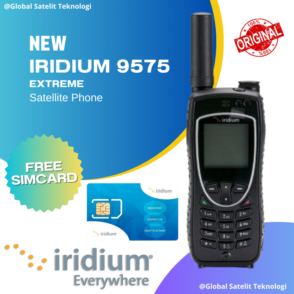 Telepon Hp Satelit Iridium 9575 Extreme Garansi resmi 1 tahun