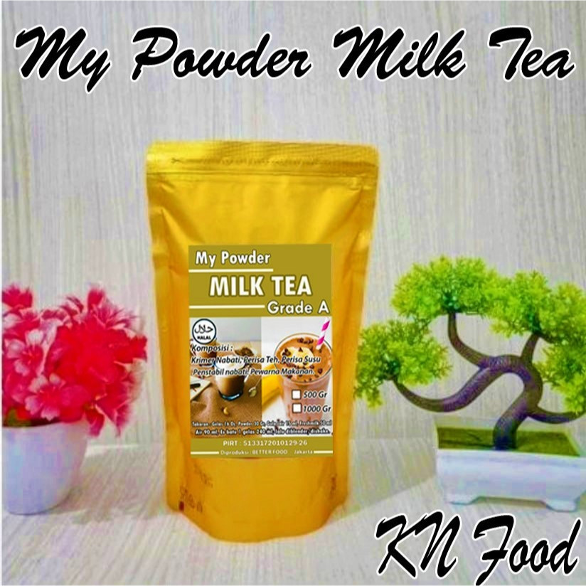 

Bubuk Minuman Grade A Rasa Milk Tea 1KG / Powder Minuman Milk Tea Grade A