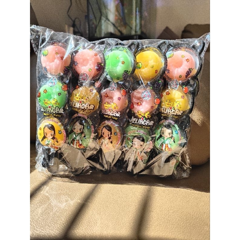 

jeli agar sate 3 warna