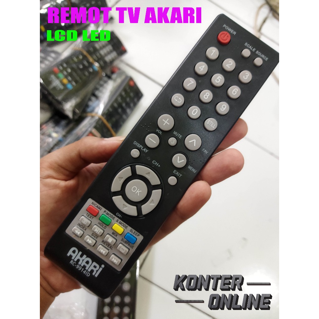 Remot TV Akari LED LCD