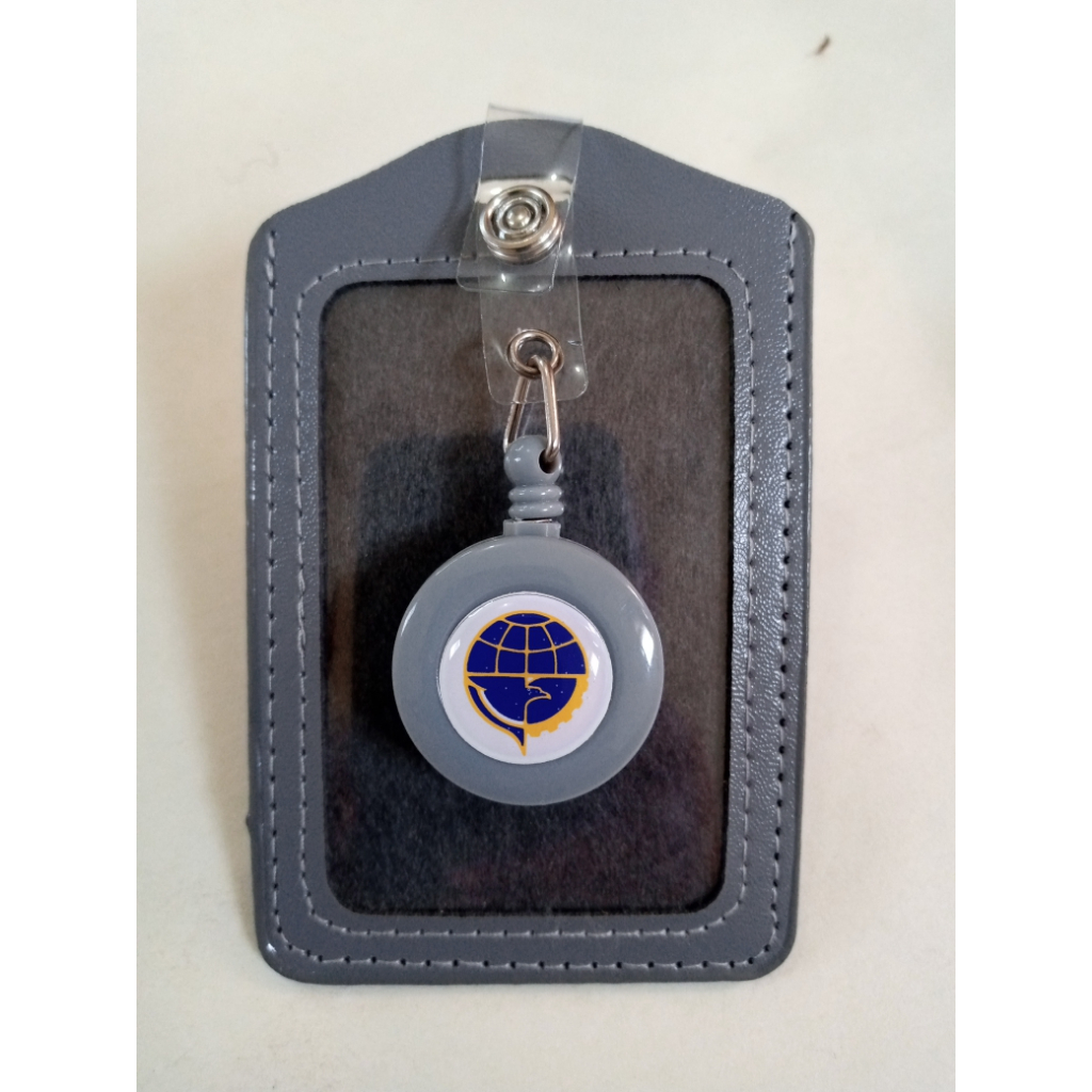 

Card Holder Kulit Pu Yoyo Tarik Logo Dishub