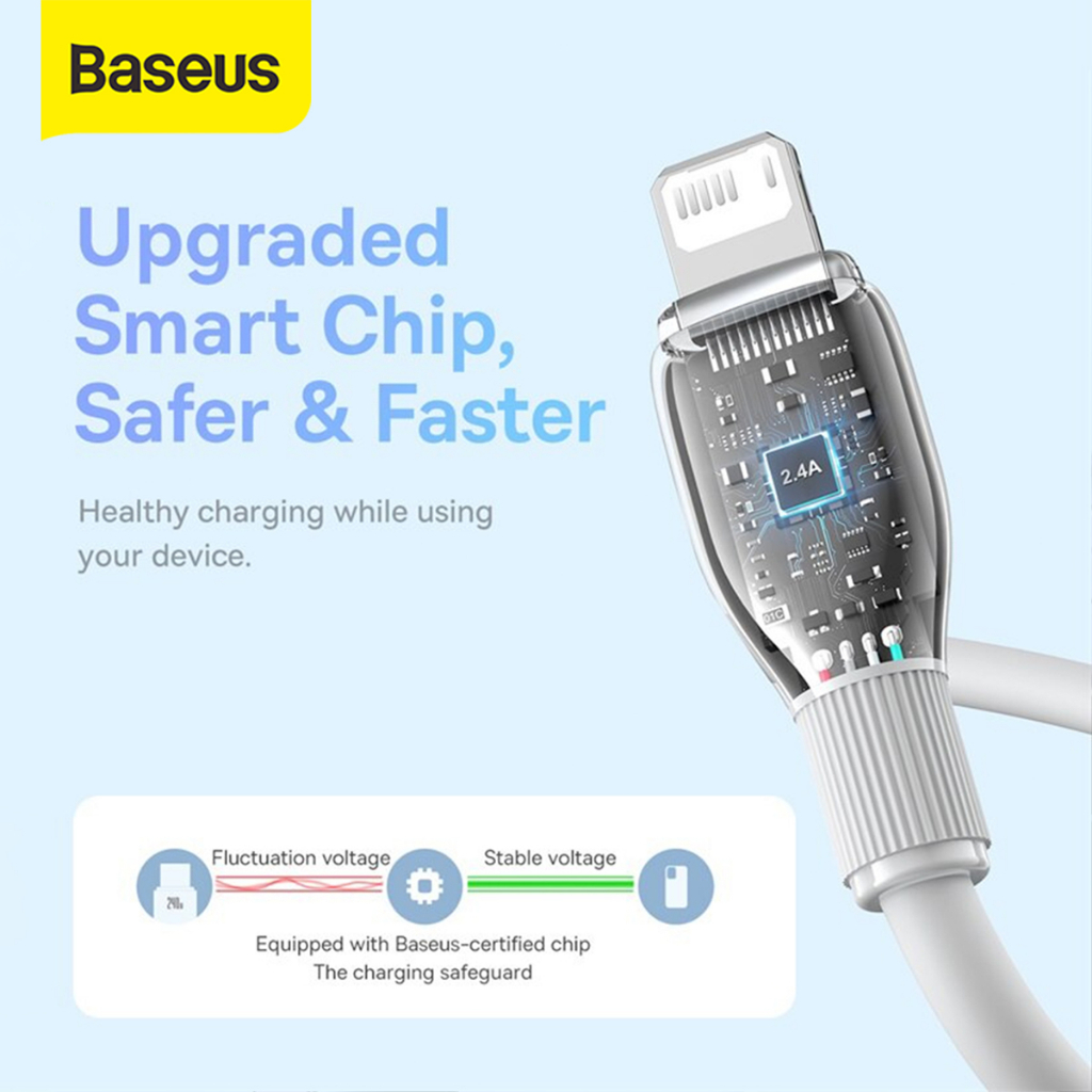 Supernova x Baseus Kabel Data Fast Charging USB IP / TYPE C / Micro Kabel Lightning Fast Charger Ori