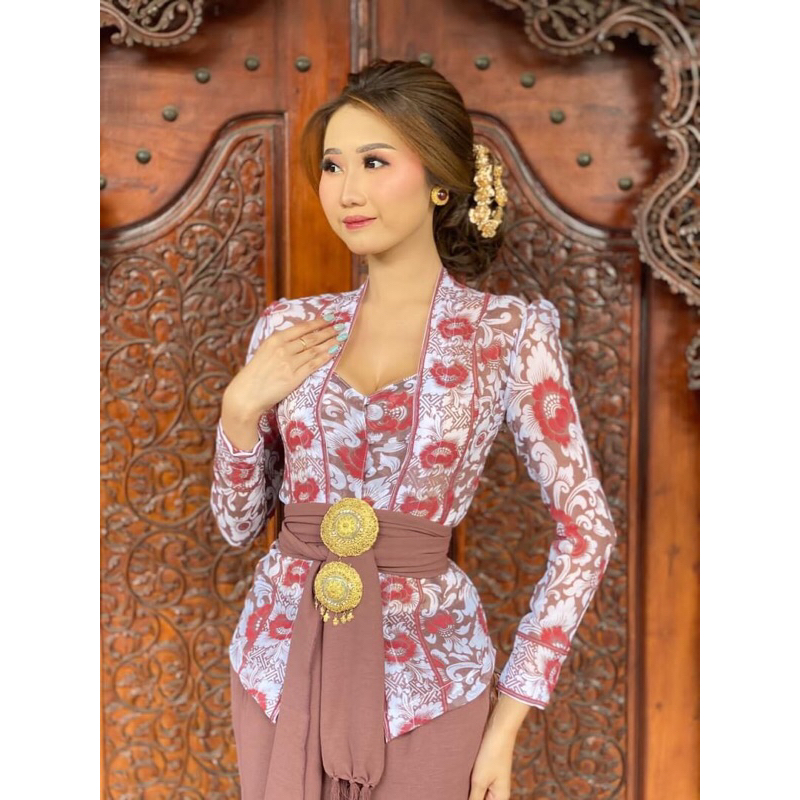 Kebaya Rembang Lukis / rembang lukis / Kebaya Lukis Premium / Sutra Lukis Premium / Kain Lukis Premi