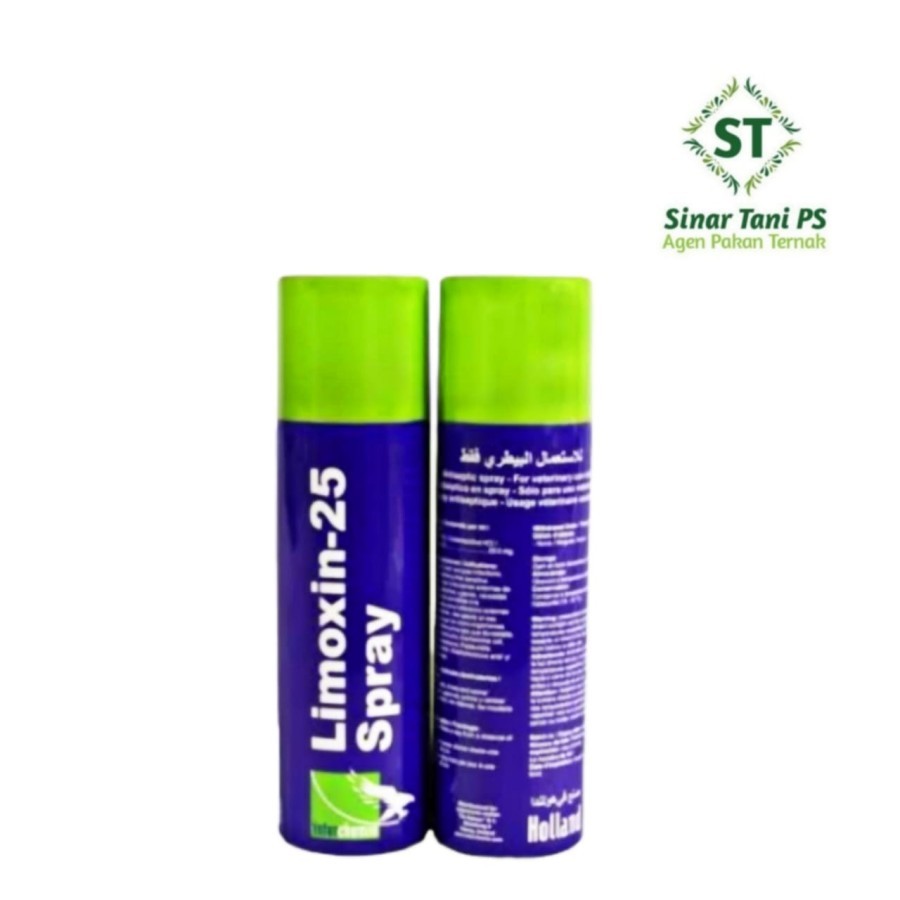 Limoxin 25 Spray Obat Luka dan Infeksi Kulit pada Hewan Peliharaan Ampuh Original
