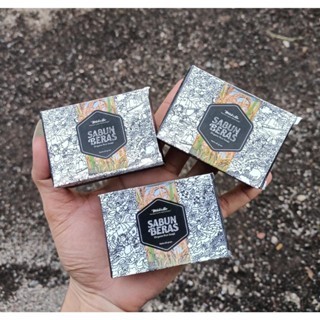 PAKET HEMAT ISI 3 PCS  MABELLO sabun beras hitam ORIGINAL / sabun bedda lotong/Sabun Jerawat /Handmade Soap/ sabun pengganti lulur