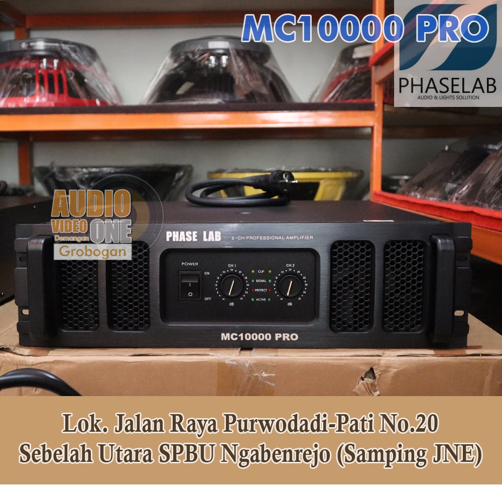 Power Phaselab MC10000 PRO Class H Power Amplifier Clarity Original