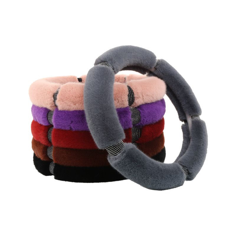 sarung setir bulu mobil 38 cm univesal