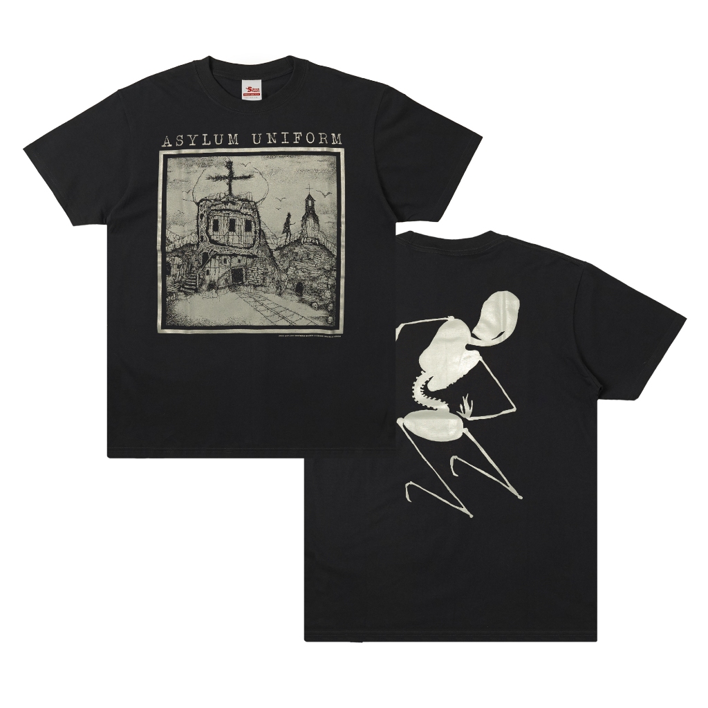 HOT Asylum Uniform - Welcome To Asylum T-Shirt - BLACK