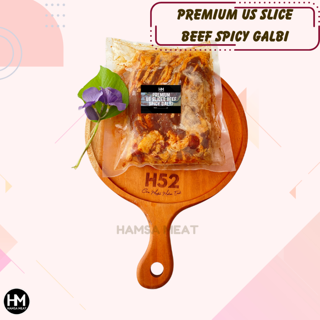 

PREMIUM US Beef Slice Spicy Galbi 500gr